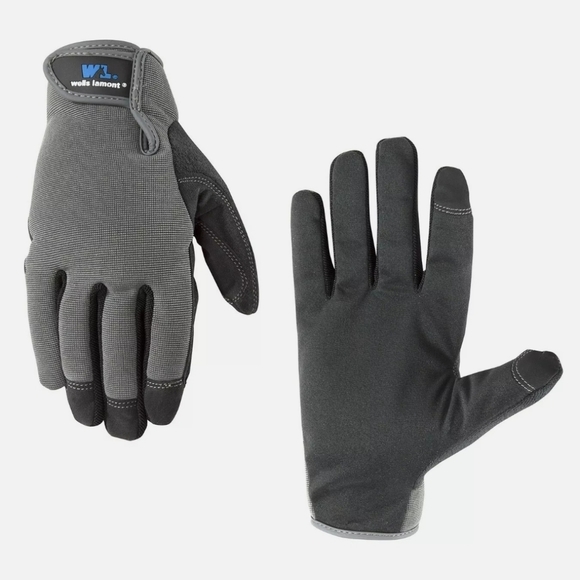 Wells Lamont Work and Home Synthetic Leather Gloves - Picture 3 of 4